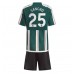 Manchester United Jadon Sancho #25 Dětské Oblečení Venkovní Dres 2023-24 Krátkým Rukávem (+ trenýrky)